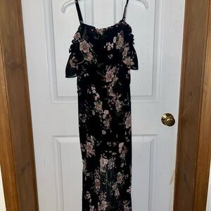 Floral romper/ maxi dress